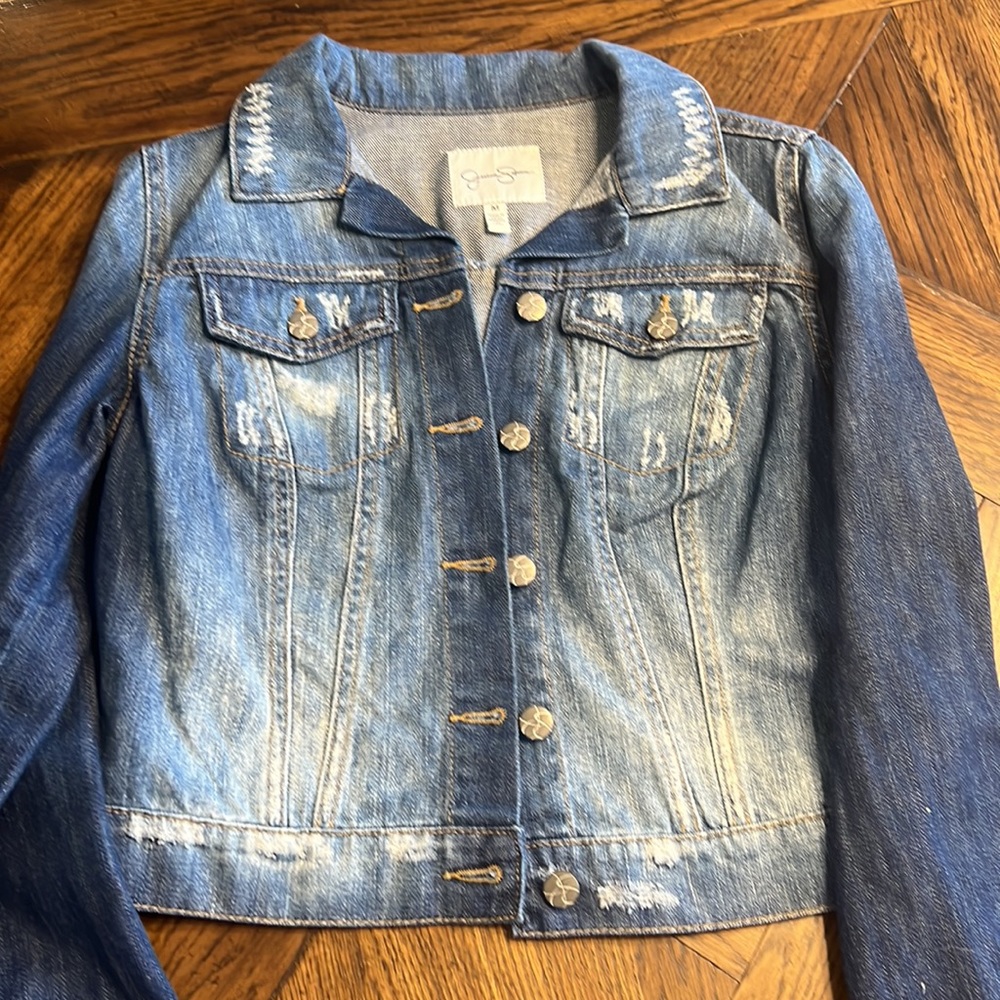 Jessica Simpson denim jacket. - Picture 4 of 5